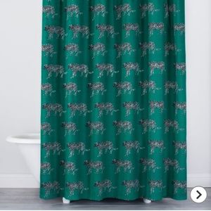 Panther Print Shower Curtain Green Opalhouse™